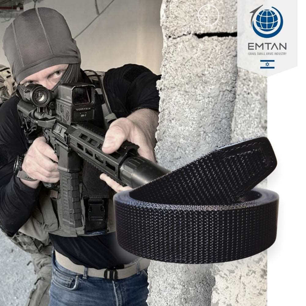 חגורה לנשק | חגורה לאקדח | EDC BELT | TACTICAL BELT | חגורה אמתן