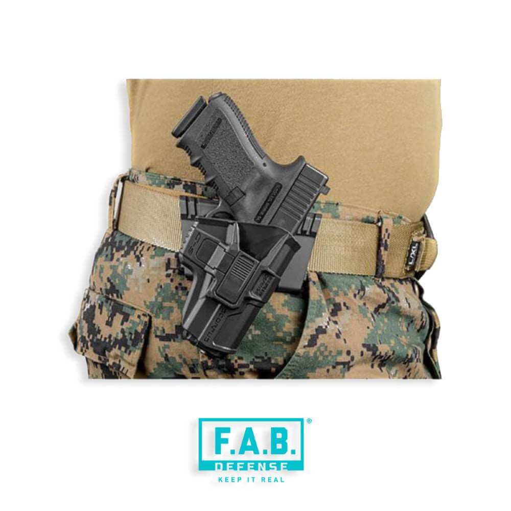 נרתיק חיצוני F.A.B. SCORPUS® M24 LEVEL 2 RETENTION FAB defense | נרתיק לגלוק 19