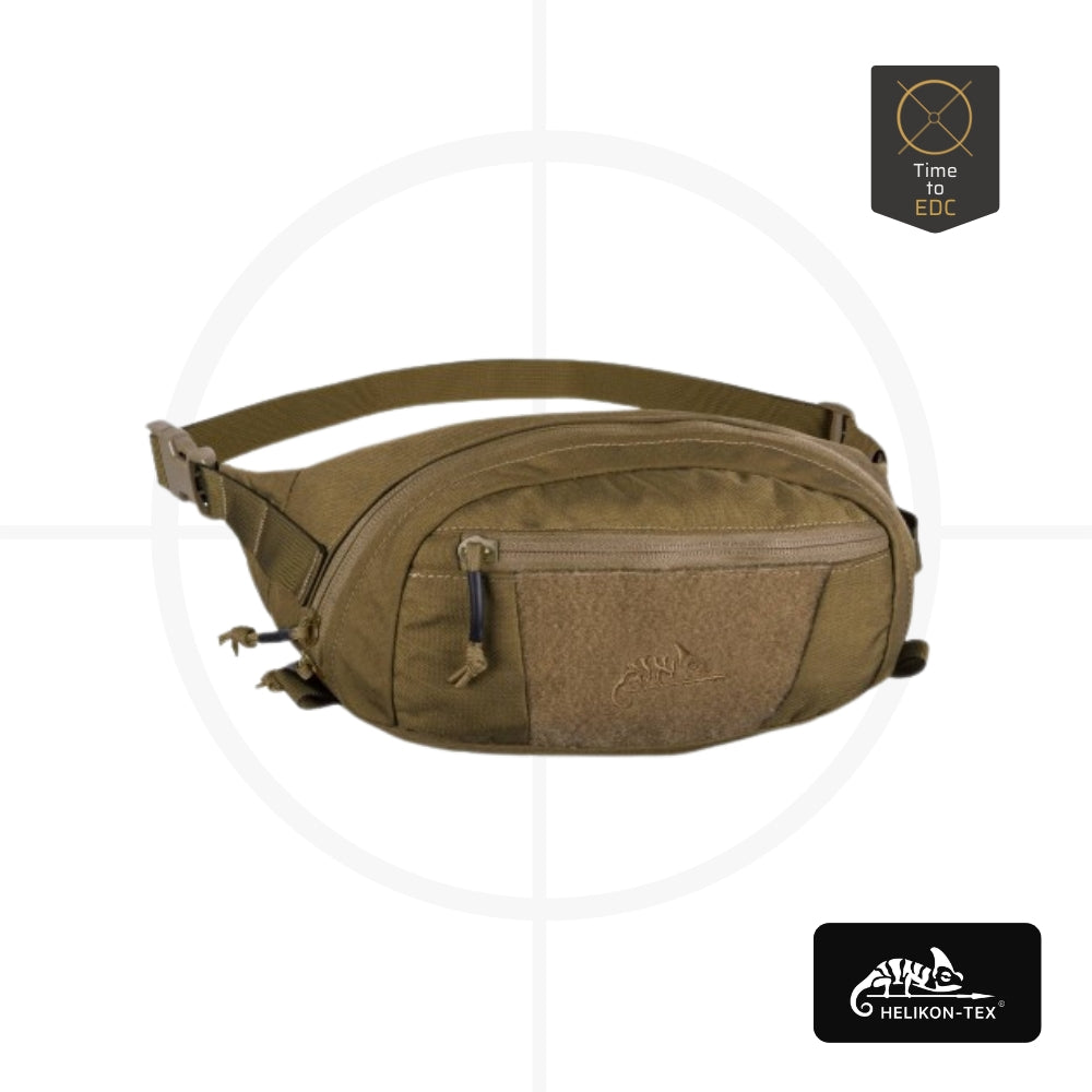 תיק מותניים, Helikon Bandicoot, MOLLE, קורדורה, תיק טקטי, ציוד טיולים, רצועת מותן, פאוץ' לנשק, פאוץ' לאקדח, פאוץ' קטן