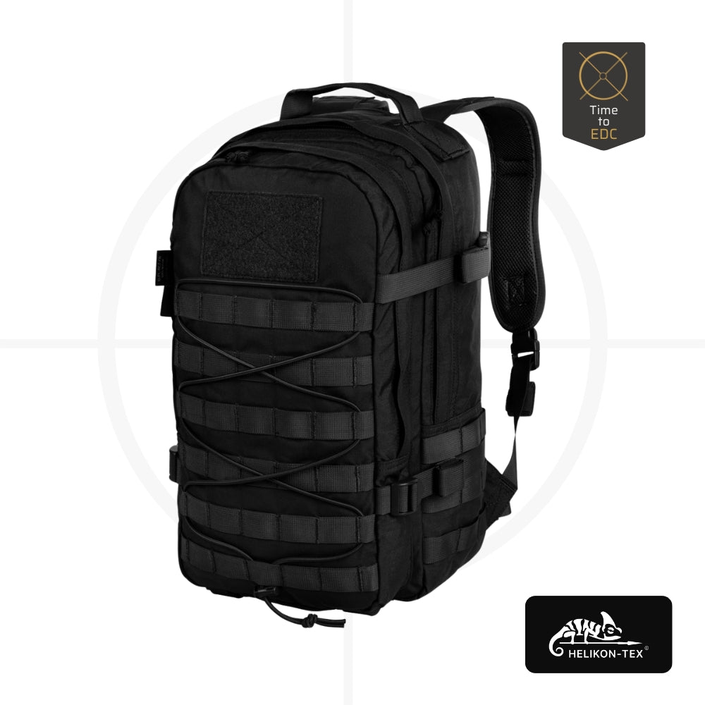 תיק טקטי, Helikon Raccoon Mk2, MOLLE, PALS, תיק לשתייה, קורדורה, תיק 20 ליטר, רצועות כיווץ, YKK, ציוד טיולים