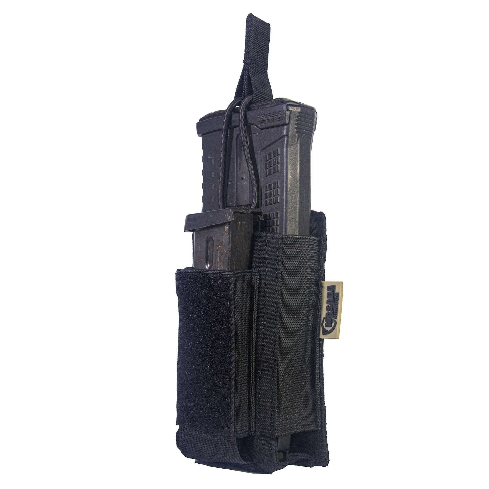 פונדה כפולה למחסניות שחור DOUBLE MAG POUCH MASADA MASADA Armour