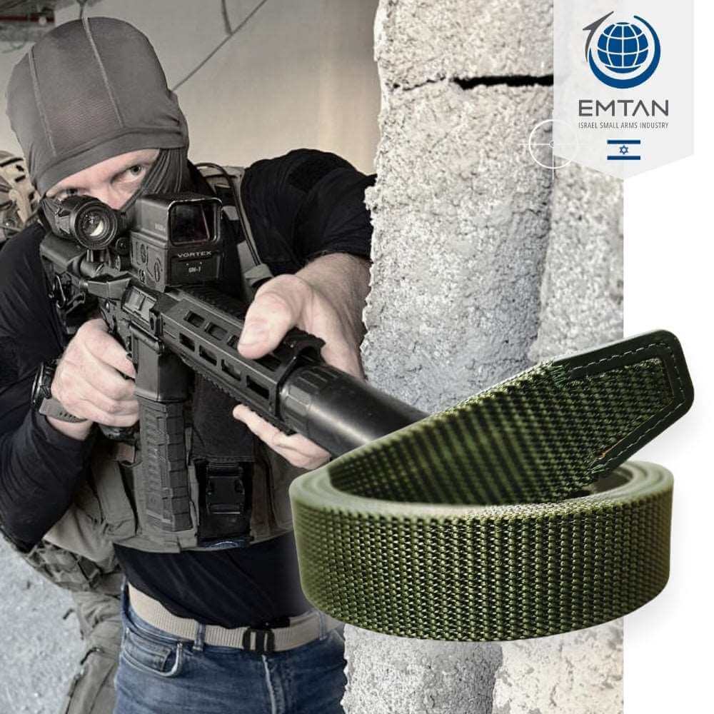 חגורה לנשק | חגורה לאקדח | EDC BELT | TACTICAL BELT | חגורה אמתן