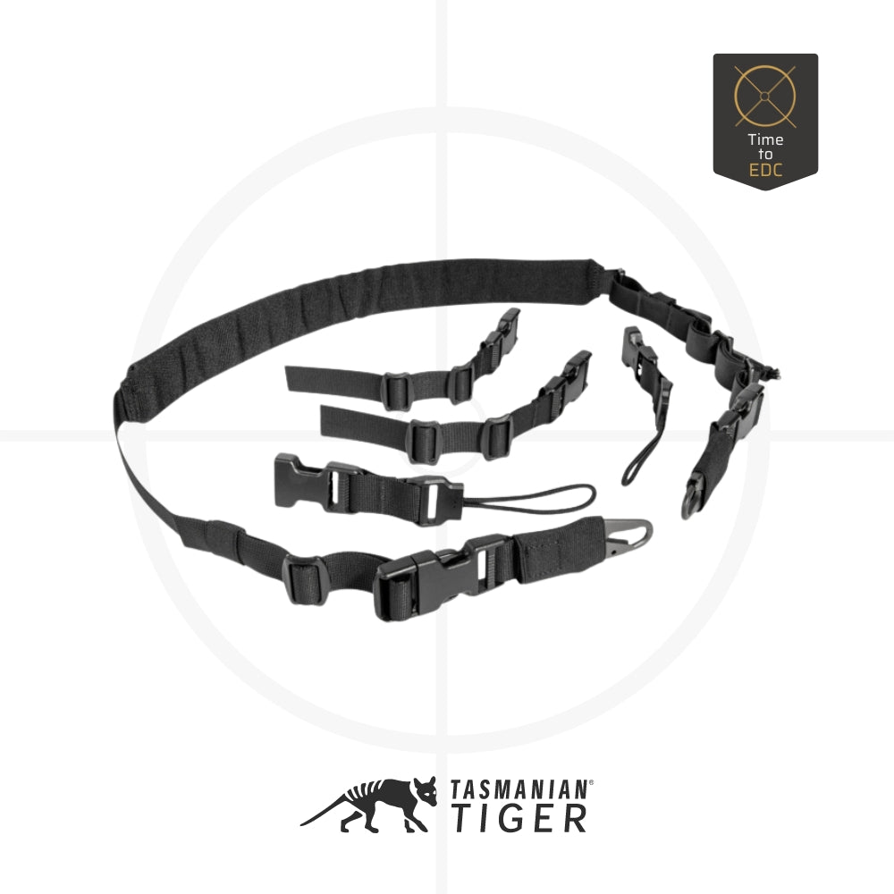 רצועה טקטית, TT MULTIPURPOSE SLING MKII, Tasmanian Tiger, רצועת נשק, רצועה לנשיאת ציוד, רצועת רובה, רצועת ניילון עמידה, רצועה מתכווננת, רצועה עם מנגנון התאמה מהיר, רצועה מרופדת, רצועת נשיאה, רצועה לכוחות ביטחון, רצועה לשימושים טקטיים, רצועה איכותית לשטח, רצועת נשק טקטית, רצועה עם חיבורי לרובה, רצועה רב-תכליתית