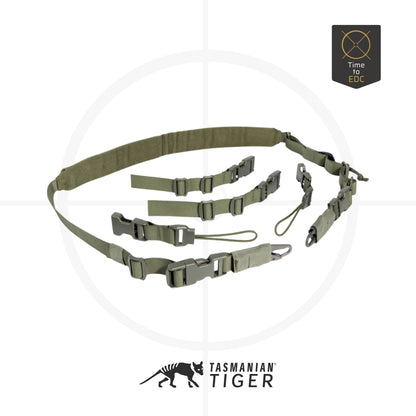 רצועה טקטית, TT MULTIPURPOSE SLING MKII, Tasmanian Tiger, רצועת נשק, רצועה לנשיאת ציוד, רצועת רובה, רצועת ניילון עמידה, רצועה מתכווננת, רצועה עם מנגנון התאמה מהיר, רצועה מרופדת, רצועת נשיאה, רצועה לכוחות ביטחון, רצועה לשימושים טקטיים, רצועה איכותית לשטח, רצועת נשק טקטית, רצועה עם חיבורי לרובה, רצועה רב-תכליתית