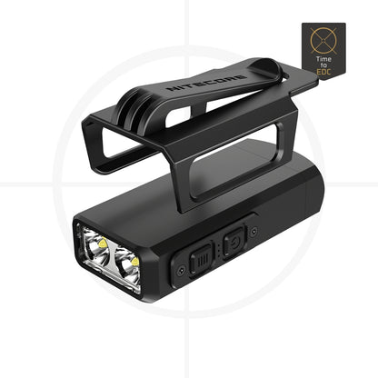 פנס, פנס כיס, פנס קומפקטי, Nitecore TIP2, תאורה עוצמתית, פנס נטען USB-C, פנס EDC, פנס מיניאטורי, תאורה לטיולים, ציוד טקטי, פנס LED