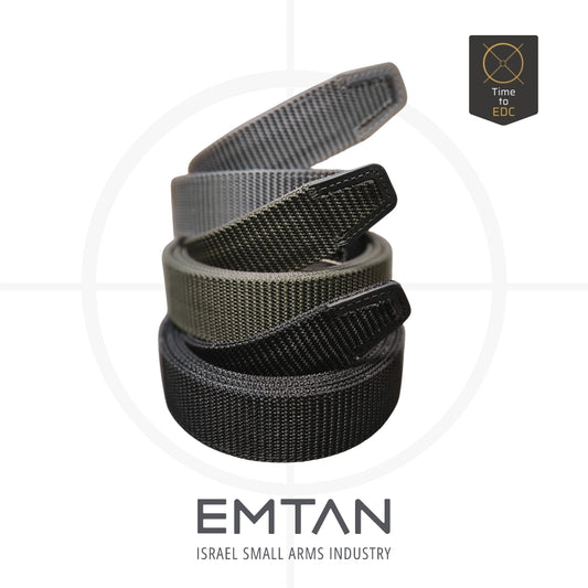 חגורת נשק TACTICAL EDC BELT מגוון צבעים -  EMTAN -  חגורת נשק TACTICAL EDC BELT מגוון צבעים -  Time to EDC.com -  