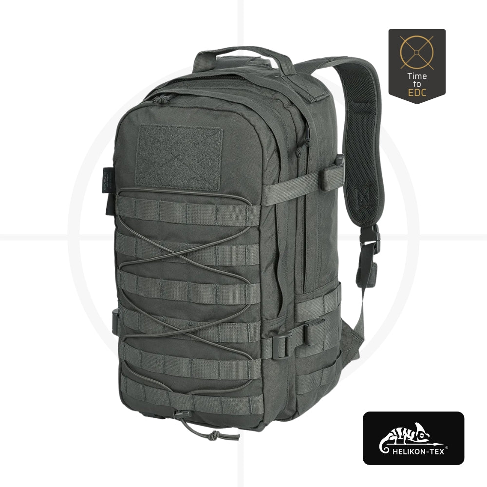 תיק טקטי, Helikon Raccoon Mk2, MOLLE, PALS, תיק לשתייה, קורדורה, תיק 20 ליטר, רצועות כיווץ, YKK, ציוד טיולים