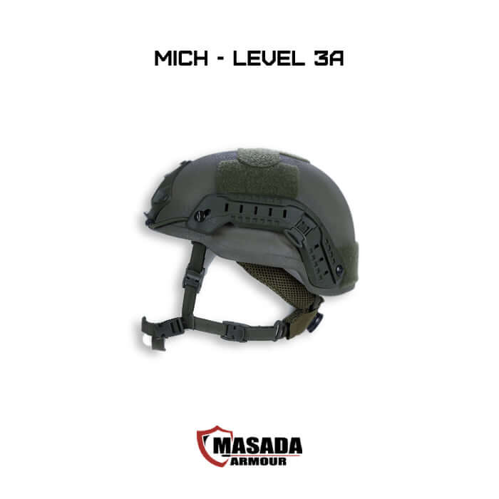 קסדה טקטית MICH Helmet Level 3A MASADA Armour