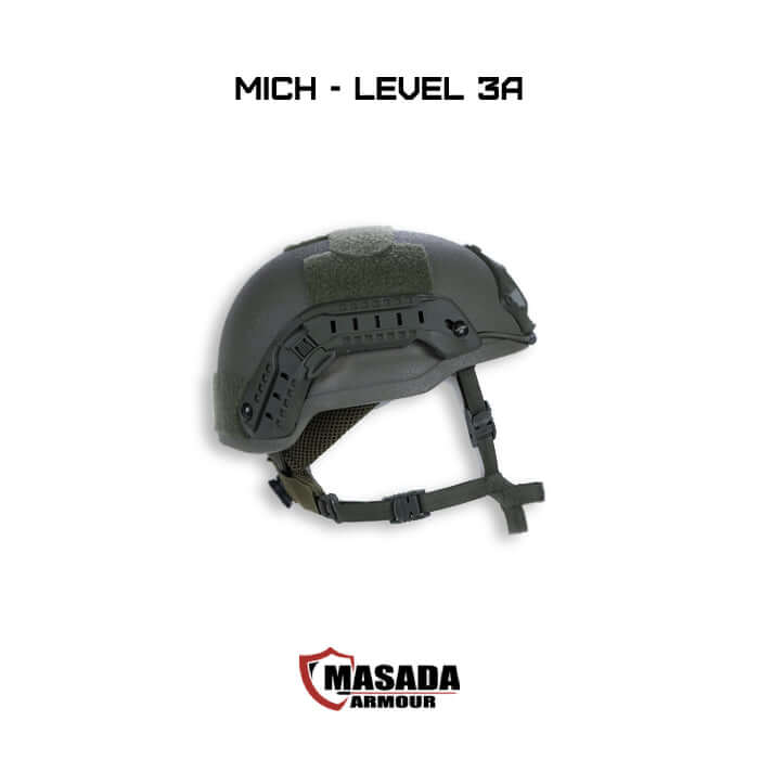 קסדה טקטית MICH Helmet Level 3A MASADA Armour