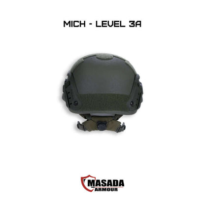 קסדה טקטית MICH Helmet Level 3A MASADA Armour