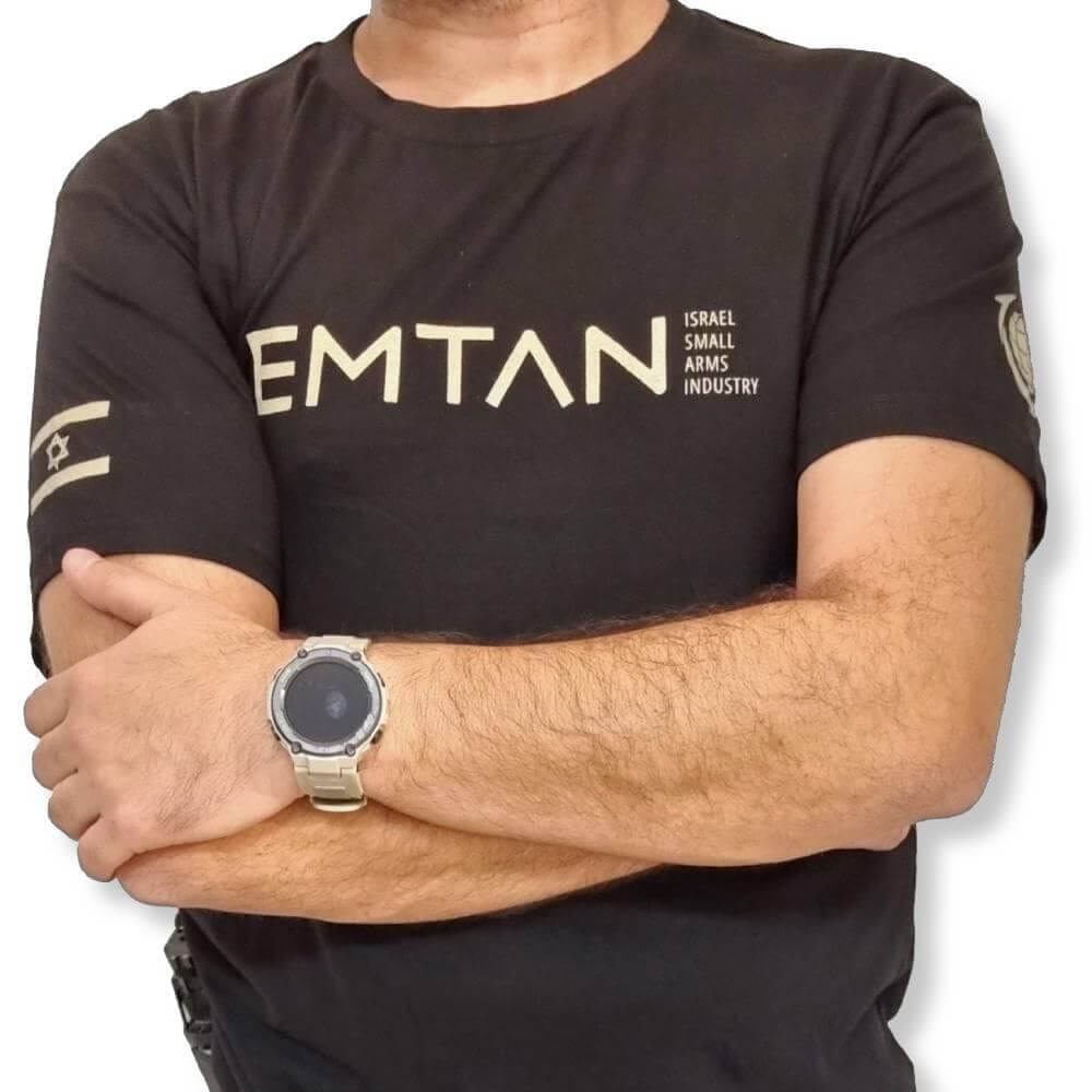 חולצה T-shirt - שחור EMTAN #1 EMTAN